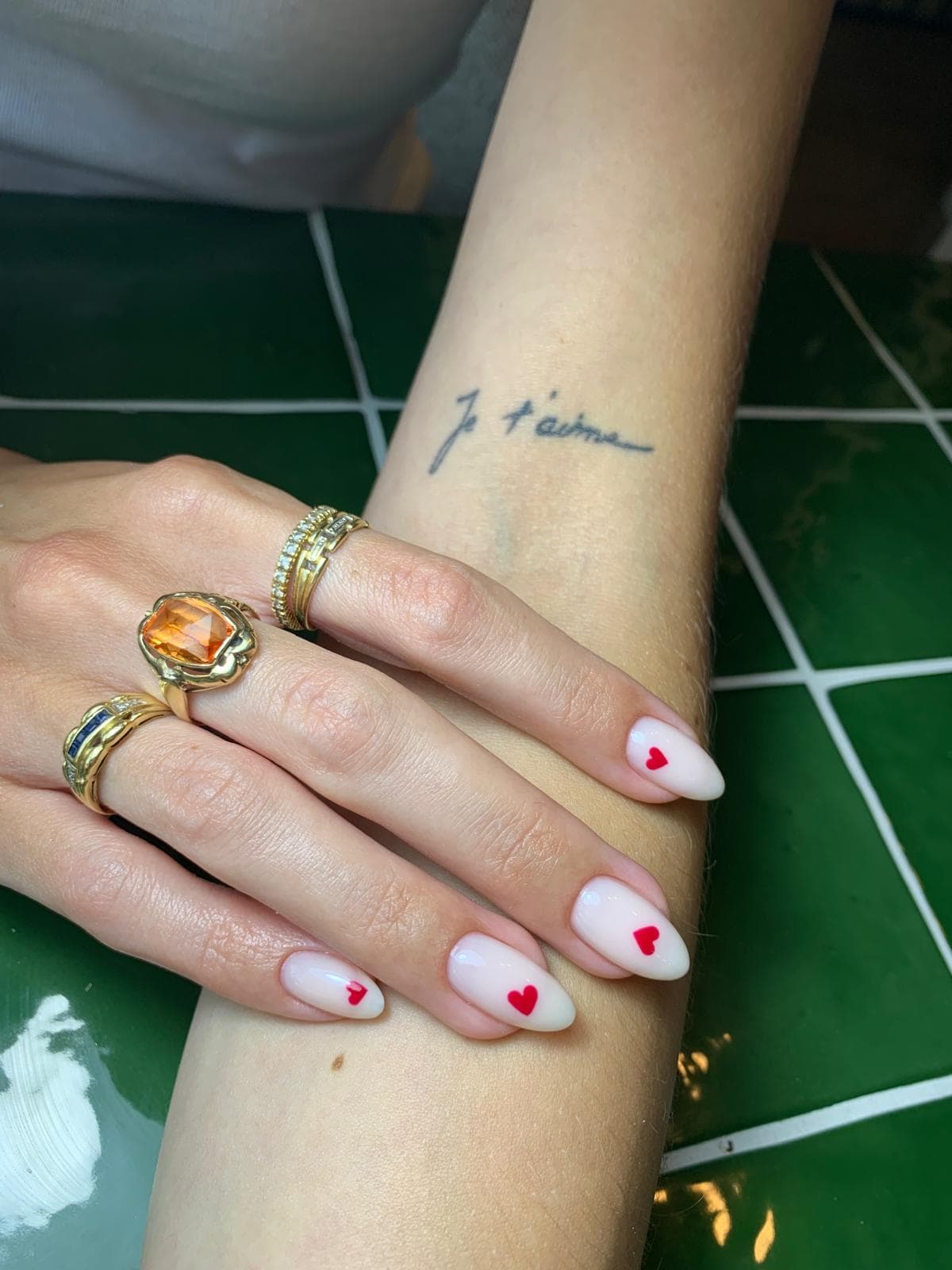 Level 1 Nail Art with Little Hearts