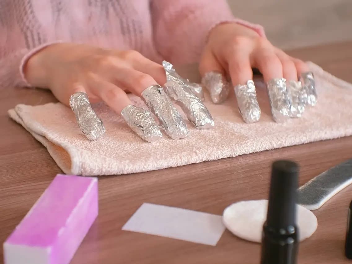 Removal of Existing Nail Art